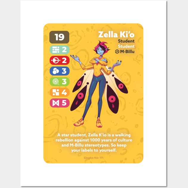 Zella - Crew Card Wall Art by Orbiter & Rover